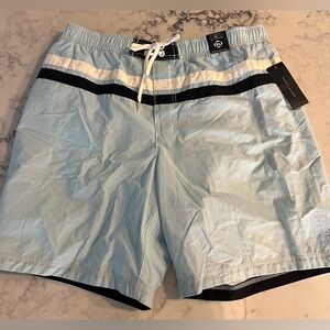 New Tommy Hilfiger Premium Swim Trunks Shorts XL MSRP $55 BLUE